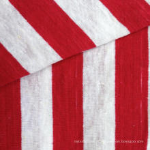 Hemp / Fios de algodão tingidos Jersey Stripe